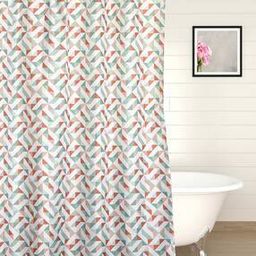 Geometric Print Shower Curtain-23