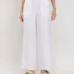 Women Straight Fit Flat Front Pants-picture-26