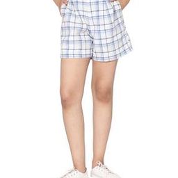 Checked Buttoned Shorts-image-42