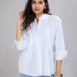 Women Relaxed Fit Long Shirt-image-95