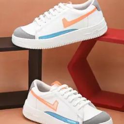 Colourblock Slip-On Lace-Up Shoes-image-20
