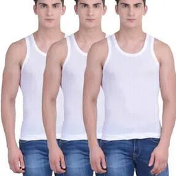 Pack of 3 Round-Neck Vests-image-40