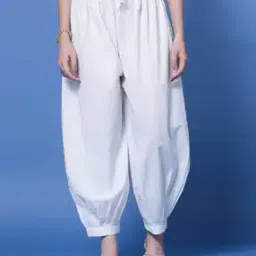 Loose Fit Salwar with Elasticated Waistband-image-34