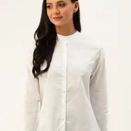 Mandarin Collar Full Sleeves Shirt-image-21