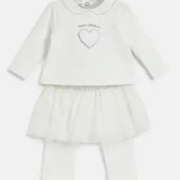 Round-Neck Embroidered Suit Set-image-3