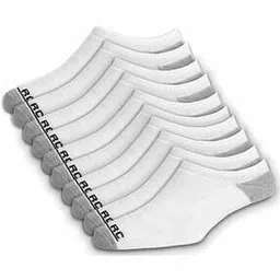 Pack of 5 Typographic Print  No-Show Socks-image-5