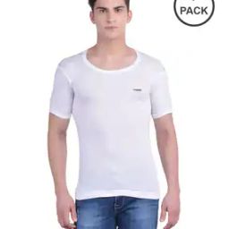 Pack of 7 Men Solid Combed Cotton Shrinkless Vest-image-48