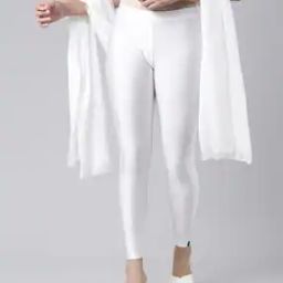 Ankle-Length Leggings with Shawl-image-67