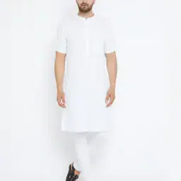Long Kurta with Patch Pocket-1
