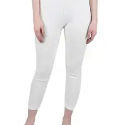 Pointelle-Knit Thermal Leggings with Elasticated Waist-image-4