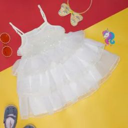 Embellished Round-Neck Fit & Flare Dress-image-51