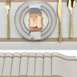 Set of 10 Striped Table Placemats-image-63