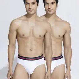 Men Pack of 2 Briefs with Logo Waistband-image-77