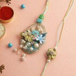 Men Tie-Up Bead Work Rakhi-image-58