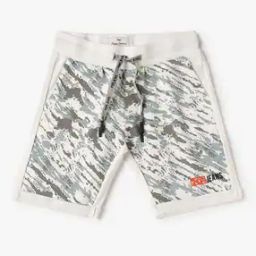 Boys Camouflage Print Regular Fit Shorts-image-33