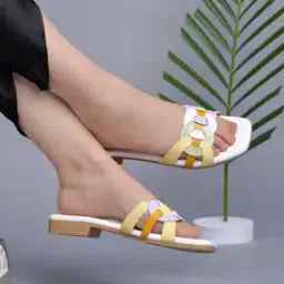 Women Slip-On Regular Fit Flat Sandals-image-80