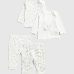 Unisex Pack of 2 Printed Top & Pyjamas Set-image-82