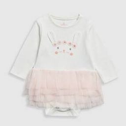 Girls My First Classic Bunny Cotton Tutu Bodysuit-picture-25