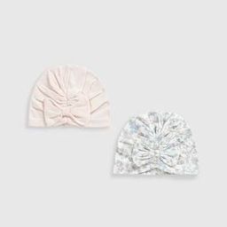mothercare Girls Pretty Bird Print Cotton Turban Hats-picture-29