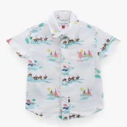 Boys Graphic Print Regular Fit Cotton Shirt-image-28
