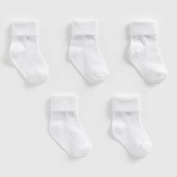 Unisex Pack of 5 Turn-Over-Top Socks-image-19