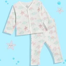 Unisex Aquatic Fish 2 - Piece Pyjama Set-image-71