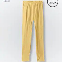 Pack of 2 Elasticated Waist Basic Leggings-picture-44