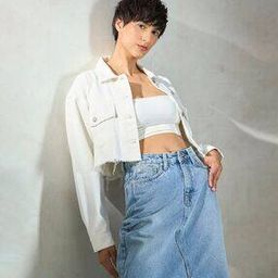 Women Relaxed Fit Cotton Crop Jacket-picture-53