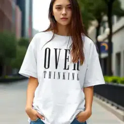togs & terre Women Typographic Loose Fit T-shirt-picture-10