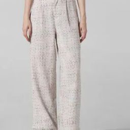 Women Single-Pleated Straight Fit Pants-image-30