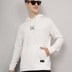Men Typographic Print Slim FIt Hooded Sweatshirt-picture-15