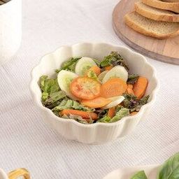Ribbed Handcrafted Ceramic Serving Dinner Bowl-43