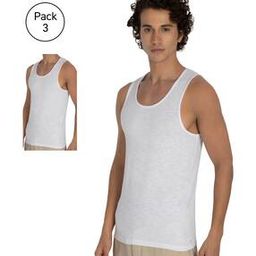 Pack Of 3 Round Neck Vest-image-78