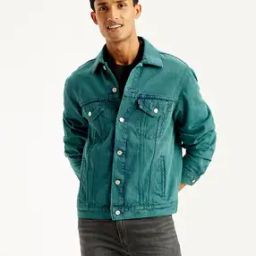Men Regular Fit Truck Jacket with Flap Pockets-picture-46