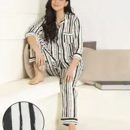 Striped Shirt & Pyjamas Set-picture-20