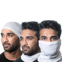 Pack of 3 Bamboo Bandanas - Odour Free & Breathable-image-2