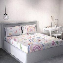 Cotton Printed Bedsheet with 2 Pillow Covers -image-19