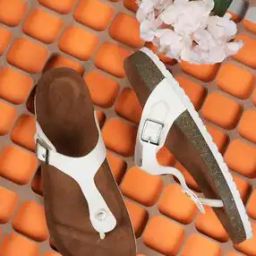 Woman Flat Sandals with PU upper-49