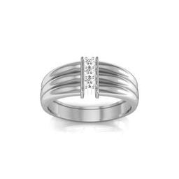 Channai White Gold Diamond-Studded Ring-image-91
