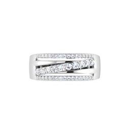 White Gold Diamond-Studded Ring-image-79