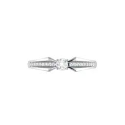 White Gold Diamond-Studded Ring-image-74