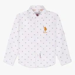 Boys Printed Regular Fit Cotton Shirt-image-57
