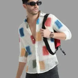 Crochet Regular Fit Shirt-image-6