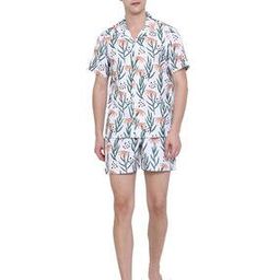 Tropical Print Lounge Set-image-62