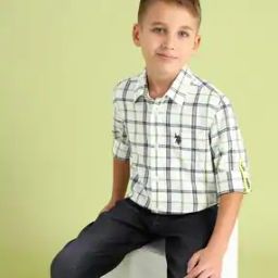 Boys Checked Regular Fit Shirt-image-67