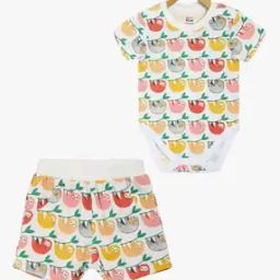 Boys Printed Bodysuit with Shorts-picture-12