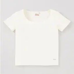 Sustainable Ribbed Scoop-Neck T-Shirt-image-21