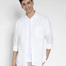 Men Regular Fit Shirt with Patch Pocket-image-21