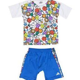 Boys Doodle Print T-Shirt with Shorts-image-6