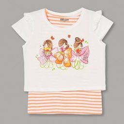 Women Graphic Print T-Shirt with Short Sleeves-picture-14